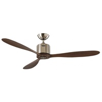 CasaFan Aeroplan Eco BN-NB 132 cm Deckenventilator chrom/nussbaum inkl.