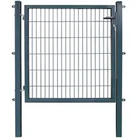 Arvotec Zauneinzeltür 120 x 120 cm Grau/Metall