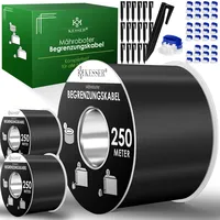 Kesser KESSER® Begrenzungskabel + Erdspieße + Kabelverbinder für Mähroboter