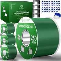 Kesser KESSER® Begrenzungskabel + Erdspieße + Kabelverbinder für Mähroboter