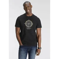 Delmao T-Shirt Kurzarm, bedruckt, Rundhals, aus Baumwolle, Gr. M
