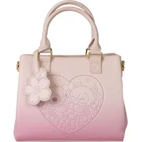 Loungefly Stitch & Angel Cherry Blossom Heart Mädchen, Umhängetasche,