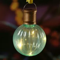 MARELIDA LED Solar Glühbirne Kugelleuchte für Garten Balkon D:
