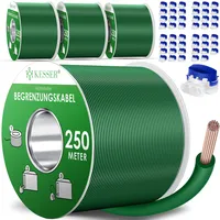 Kesser KESSER® Begrenzungskabel + Erdspieße + Kabelverbinder für Mähroboter