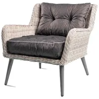 TexDeko Gartenpolster 50 x 50 x 12 cm schwarz