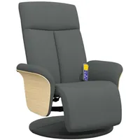 VidaXL Massagesessel mit Fußteil Polyester 87 x 104,5 x