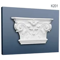 Orac Decor K201 LUXXUS Stuck Pilaster Kapitell Wand-Einrichtungs-Element Stuckgesims