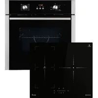 KKT KOLBE Küchentechnik Backofen und Induktionskochfeld SET8805IND593SP - Schwarz