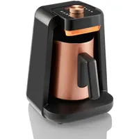 Arzum ESPRESSOKANNE mit MILCHAUFSCHÄUMER Kaffeemaschine Bronze Fassungsvermögen Tassen=5