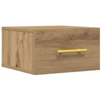 VidaXL Wand-Nachttisch Artisan Eiche 35x35x20 cm