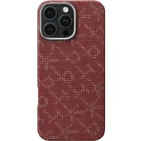 Pitaka iPhone 16 Pro Tactile Woven Case rot/gold
