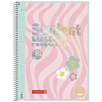 Brunnen Collegeblock Premium Student Happy Hippie kariert DIN A4