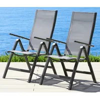 Merxx Gartenstuhl »Amalfi, TOPSELLER!«, (Set), 2 St., 2er Set,