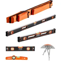 Vevor 4-teiliges Torpedo-Wasserwaagen-Set, 120/60/40/25cm magnetisch