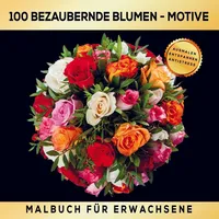 Bookmundo Malbuch für Erwachsene - 100 Mandala-Blumen-Motive für Erwachsene!