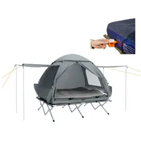 SoBuy OGS32-L 4in1-Zelt mit Campingliege Schlafsack Luftmatratze und Zubehör