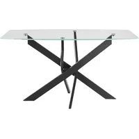 INOSIGN Esstisch »Kairi, TOPSELLER!, OTTOs Choice«, Glastischplatte, pulverbeschichtetem Metallgestell,