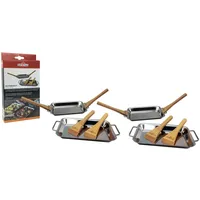 Grillfürst Grillschale 21 x 12,5 cm Edelstahl weiß