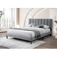 Home collective Polsterbett 140x200 und 160x200 Doppelbett mit Lattenrost