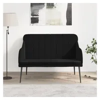 VidaXL Sitzbank Schwarz 110x76x80 cm Samt