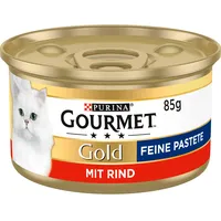Purina Gourmet Gold Feine Pastete mit Rind 12 x