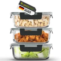 Lemontree Vorratsdosen mit Deckel Luftdicht - Meal Prep Boxen