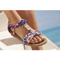 LASCANA Sandale Damen pink / lila / blau Gr.40