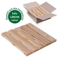 Endorphin Holzfliesen Holzfliesen aus Lärche 40x40 cm 6er Set