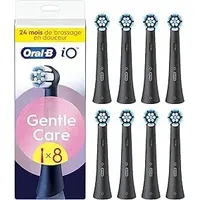 Oral-B iO Sanfte Reinigung Aufsteckbürste schwarz 8 St.