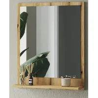 Torsby Bad Spiegel Wandspiegel Eiche mit Ablage Badezimmer Möbel