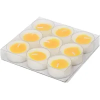 Steinhart Kerzen Lichte Spiegelei 9 St. gelb