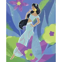 KOMAR Wandbild Disney Princess Jasmine in Blue 40 cm