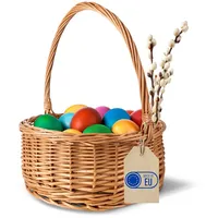 Creative Home Weihnachtskorb Oval Weidenkorb mit Henkel Garten |