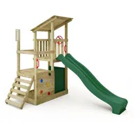FATMOOSE Spielturm FruityForest Rutsche, Kletterturm mit Sandkasten, Leiter &