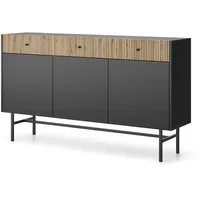 Selsey Divenos 155 x 80 x 40 cm schwarz