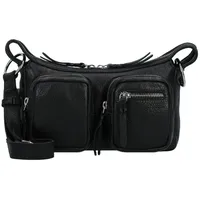 TASCHENDIEB WIEN Salvatorianerplatz Umhängetasche Leder 24 cm schwarz