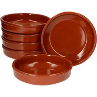 Mambocat 6er Set Cazuela Ton-Schale Bruno Ø 20cm Größe