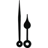 Selva Zeigerpaar Euronorm Birne schwarz Minutenzeiger-L:80mm