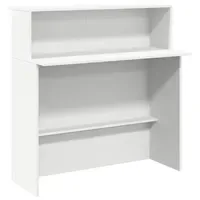 VidaXL Empfangstheke Weiß 100x50x103,5 cm Holzwerkstoff