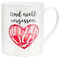SHEEPWORLD Tasse "Nicht vergessen: Hab dich lieb" XL