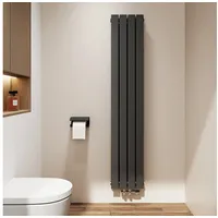 EMKE Flachheizkörper 1600 x 300 mm 889 W schwarz