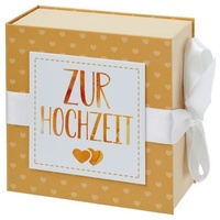Hergo Creation Geschenkschachtel mit Band 13 x 13 cm