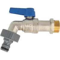 Hermann Schmidt Kugelauslaufventil 3/4 Zoll blau