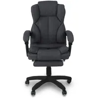 Trisens Schreibtischstuhl Bürostuhl Stoff Gamingstuhl Racing Chair Chefsessel mit