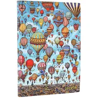 Paperblanks 18-Monatskalender 2025-2026 Ballons Midi Horizontal