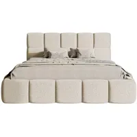 Selsey Polsterbett mit Lattenrost ¦ beige ¦ Maße (cm):