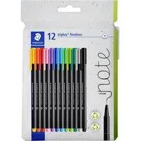 Staedtler triplus Fineliner 334 Fineliner, 12er Set, 334 C12