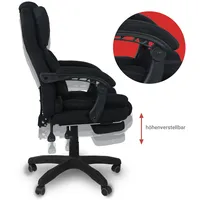 Trisens Schreibtischstuhl Bürostuhl Gamingstuhl Racing Chair Chefsessel mit Fußstütze
