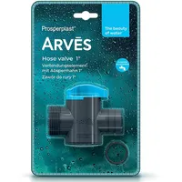 Prosperplast Arves Verbindungsellement mit Absperrhahn 1 (25 mm)