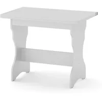 RODNIK Esstisch, ausklappbar platzsparend, drehbare Tischplatte mit abgerundeten Ecken